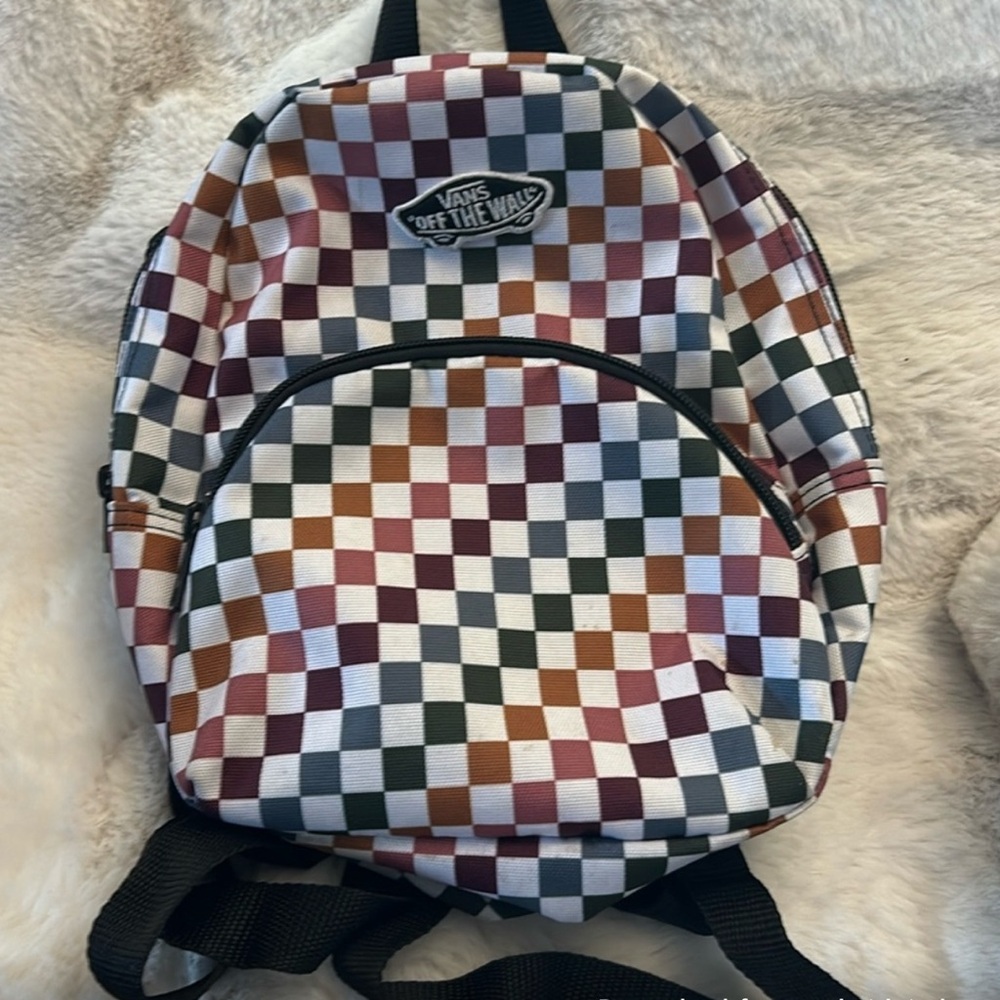 Vans Multicolor Checkered Backpack